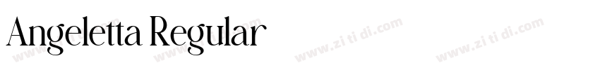 Angeletta Regular字体转换 Angeletta Regular字体转换